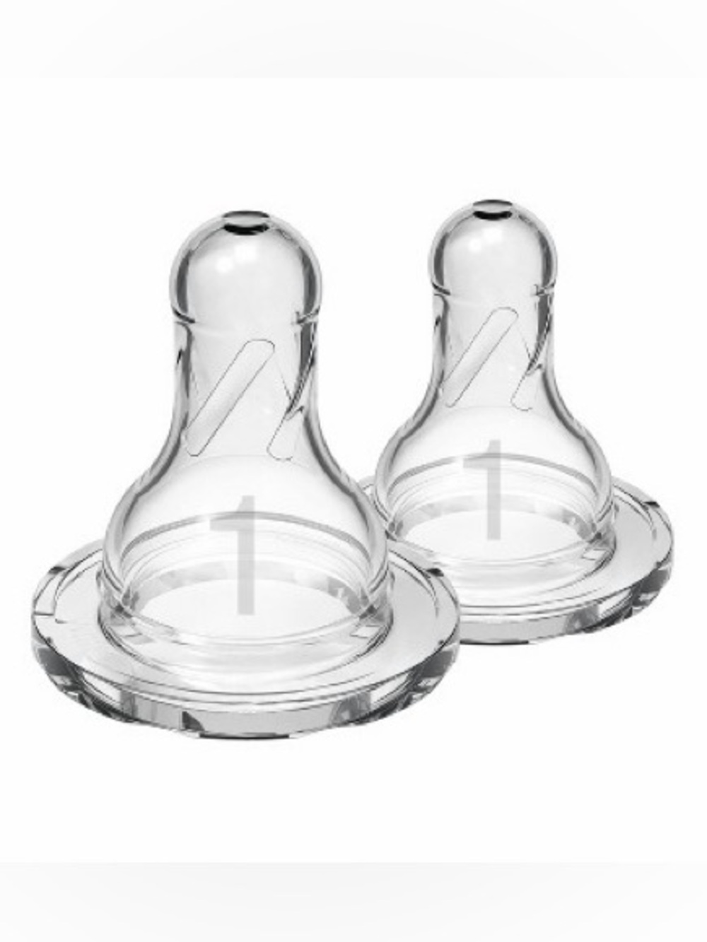 Dr. Brown's Natural Flow Level 1 Narrow Baby Bottle Silicone Nipple, 0m+